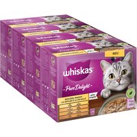 96x85g Jumbopack Whiskas 1+ Marmiton Sélection de volaille en gelée - Pâtée pour chat