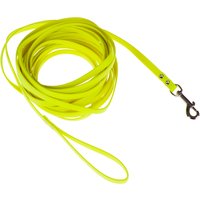 Longe en BioThane® Heim, jaune fluo pour chien - L 1000 x l 1,3 cm