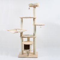 Árbol rascador Natural Paradise Petunia para gatos - crema