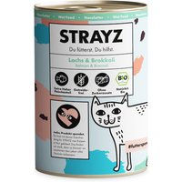 STRAYZ ekologiskt 6 x 400 g - Ekologisk lax & ekologisk broccoli