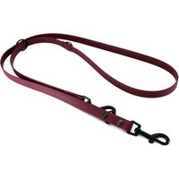 Heim BioThane bordeaux , justerbart koppel  - 200 cm långt, 19 mm brett