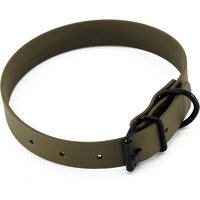 Heim BioThane halsband, oliv - 36 - 44 cm halsomfång, B 25 mm