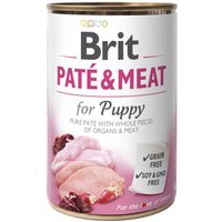 Brit Paté & Meat 12 x 400 g - Puppy pour chiot