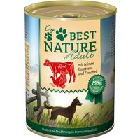 Lot Best Nature Adult 12 x 400 g pour chien - dinde, bœuf, carottes