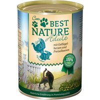 Best Nature Adult 6 x 400 g pour chat - volaille, lapin