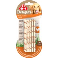 8in1 Delights Bâtonnets torsadés poulet pour petit chien - 20 bâtonnets