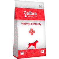 Calibra Veterinary Diet Diabetes & Obesity volaille pour chien - 2 x 12 kg