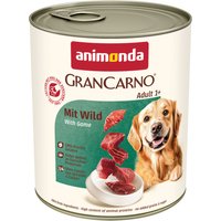 6x800g animonda GranCarno Original Adult gibier Pâtée pour chien