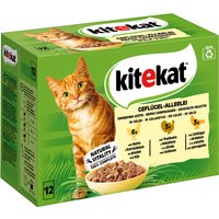 Mégapack de sachets pour chat Kitekat 48 x 85 g - recettes de campagne en gelée