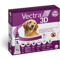 Vectra 3D Solution spot-on pour les chiens de 25 à 40 kg - 3 pipettes de 4,7 ml