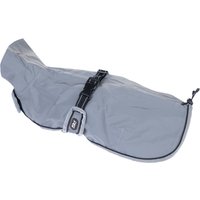 Manteau TIAKI Reflective Steel pour chien - longueur du dos : environ 50 cm