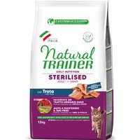 Natural Trainer Cat Sterilised med öring - 1,5 kg