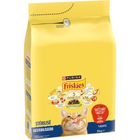 PURINA Friskies Sterilised med nötkött, kyckling & grönsaker - 3 kg