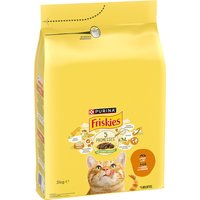 PURINA Friskies Adult poulet, légumes pour chat - 3 x 3 kg