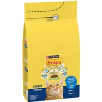 PURINA Friskies Sterilised Cat med lax, tonfisk och grönsaker - Ekonomipack: 3 x 1,5 kg