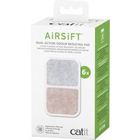 Catit Airsift Dual Action luktreducerande pad - 6 st