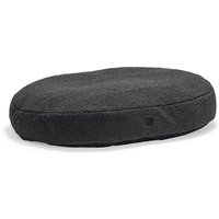 Designed by Lotte oval hundkudde Yndis - Antracit: L 100 x B 70 x H 15 cm