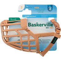 Muselière Baskerville classique beige taille 7, pour chien