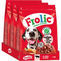 Frolic con Manzo, carote e cereali Crocchette cane - 7,8 kg (3 x 2,6 kg)