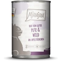 Paquet économique MjAMjAM duo 24 x 400 g - dinde & gibier