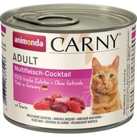 12x200g Adult cocktail de viandes Animonda Carny - Pâtée pour chat