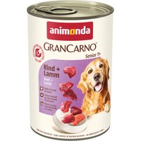 animonda GranCarno Original 24 x 400 g - Pack Ahorro - Senior Vacuno y cordero