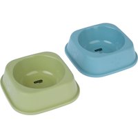 zooplus Basics Bols pour chats, carrés 2x300ml chat