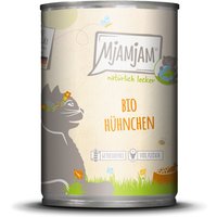 MjAMjAM Natürlich Lecker 6 x 400 g pour chat - poulet bio