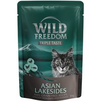 Wild Freedom Triple Taste Pouches 8 x 85 g - Asian Lakesides - Kyckling med anka & sill