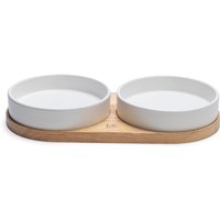 Designed by Lotte skålset Lojs i keramik för katter - 2 x 350 ml