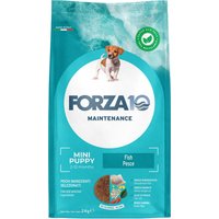Forza 10 Mini Puppy med Fisk - Ekonomipack: 3 x 2 kg