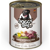 24x800 g Doggy Dog adulte agneau et lapin nourriture humide pour chien