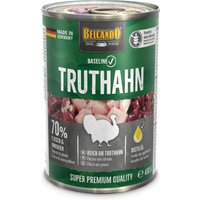 Lot économique : 24 x Belcando Baseline à la dinde 400 g, nourriture humide pour chien