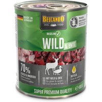 6 x Belcando Baseline au gibier et au canard 800 g, nourriture humide pour chien