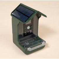 TIAKI fågelmatare med kamera - L 10,5 x B 10 x H 17,5 cm