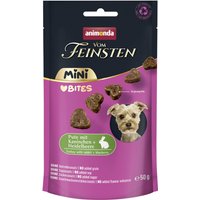 animonda vom Feinsten Adult Mini bouchées pour chien - 10 x 50 g dinde, lapin, myrtille