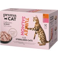 PrimaCat Classic i sås 12 x 85 g - Sterilised Mix (2 sorter)