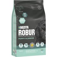 Lot économique : 2x3kg Bozita Robur Puppy & Junior poulet nourriture sèche pour chiens