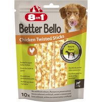 30pièces Bâtonnets de poulet torsadés 8in1 Better Bello Friandises pour chien