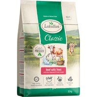 2 x 10 kg Lukullus Pressé à froid Bœuf et Truite Croquettes pour chien