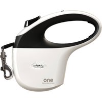 flexi One The Avantgarde bandkoppel, vitt - Koppel upp till 25 kg