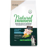 Natural Trainer Selected Quality Nutrition Adult Medium & Maxi Peixe branco - 10 kg