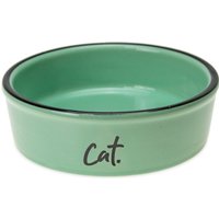 Karlie kattskål i keramik, grön - 200 ml, Ø 12 cm