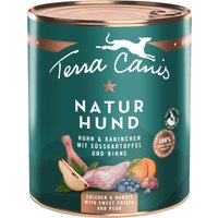Terra Canis Naturhund 6 x 800 g - Kyckling & kanin med sötpotatis, päron