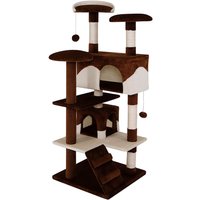 Lionto Arbre à chat, 130cm brun/beige chat