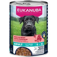 Eukanuba Adult Ricco di Manzo con Zucca - 6 x 400 g