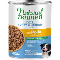 400 g Natural Trainer Pâté Medium & Maxi Puppy & Junior poulet nourriture humide pour chien