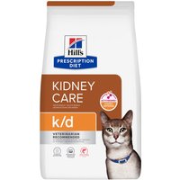 1,5 kg Hill's Prescription Diet k/d Kidney Care au saumon croquettes pour chat