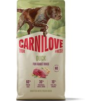 Lot économique : 2x 12 kg Carnilove True Fresh Adult Canard, croquettes pour chien