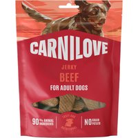 Lot économique : 4x 100 g bœuf Carnilove Dog Jerky Snack - friandises pour chien